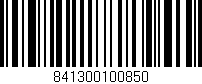 Código de barras (EAN, GTIN, SKU, ISBN): '841300100850'