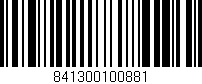 Código de barras (EAN, GTIN, SKU, ISBN): '841300100881'