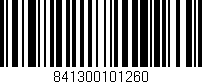 Código de barras (EAN, GTIN, SKU, ISBN): '841300101260'