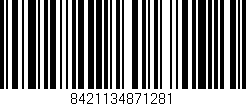 Código de barras (EAN, GTIN, SKU, ISBN): '8421134871281'