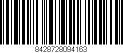 Código de barras (EAN, GTIN, SKU, ISBN): '8428728094163'