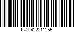 Código de barras (EAN, GTIN, SKU, ISBN): '8430422311255'