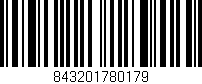 Código de barras (EAN, GTIN, SKU, ISBN): '843201780179'