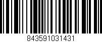 Código de barras (EAN, GTIN, SKU, ISBN): '843591031431'