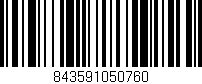 Código de barras (EAN, GTIN, SKU, ISBN): '843591050760'