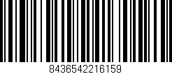 Código de barras (EAN, GTIN, SKU, ISBN): '8436542216159'