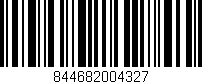 Código de barras (EAN, GTIN, SKU, ISBN): '844682004327'