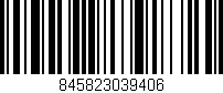 Código de barras (EAN, GTIN, SKU, ISBN): '845823039406'