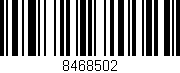 Código de barras (EAN, GTIN, SKU, ISBN): '8468502'
