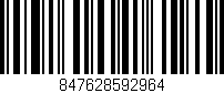 Código de barras (EAN, GTIN, SKU, ISBN): '847628592964'