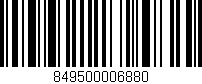 Código de barras (EAN, GTIN, SKU, ISBN): '849500006880'