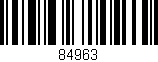Código de barras (EAN, GTIN, SKU, ISBN): '84963'