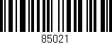 Código de barras (EAN, GTIN, SKU, ISBN): '85021'