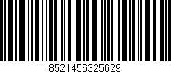 Código de barras (EAN, GTIN, SKU, ISBN): '8521456325629'