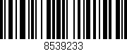 Código de barras (EAN, GTIN, SKU, ISBN): '8539233'