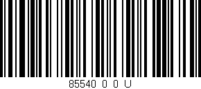 Código de barras (EAN, GTIN, SKU, ISBN): '85540_0_0_U'