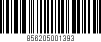 Código de barras (EAN, GTIN, SKU, ISBN): '856205001393'