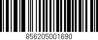 Código de barras (EAN, GTIN, SKU, ISBN): '856205001690'