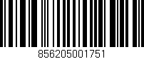 Código de barras (EAN, GTIN, SKU, ISBN): '856205001751'