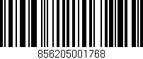 Código de barras (EAN, GTIN, SKU, ISBN): '856205001768'
