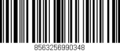 Código de barras (EAN, GTIN, SKU, ISBN): '8563256990348'