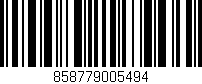 Código de barras (EAN, GTIN, SKU, ISBN): '858779005494'