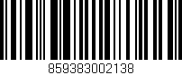 Código de barras (EAN, GTIN, SKU, ISBN): '859383002138'