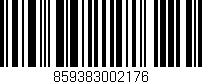 Código de barras (EAN, GTIN, SKU, ISBN): '859383002176'