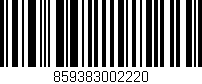 Código de barras (EAN, GTIN, SKU, ISBN): '859383002220'