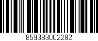 Código de barras (EAN, GTIN, SKU, ISBN): '859383002282'