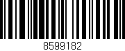 Código de barras (EAN, GTIN, SKU, ISBN): '8599182'