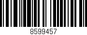 Código de barras (EAN, GTIN, SKU, ISBN): '8599457'