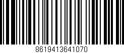 Código de barras (EAN, GTIN, SKU, ISBN): '8619413641070'