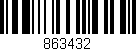 Código de barras (EAN, GTIN, SKU, ISBN): '863432'