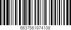 Código de barras (EAN, GTIN, SKU, ISBN): '8637561974109'