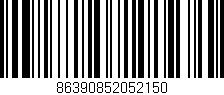 Código de barras (EAN, GTIN, SKU, ISBN): '86390852052150'