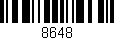 Código de barras (EAN, GTIN, SKU, ISBN): '8648'