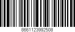 Código de barras (EAN, GTIN, SKU, ISBN): '8661123992508'