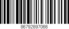 Código de barras (EAN, GTIN, SKU, ISBN): '86792897066'