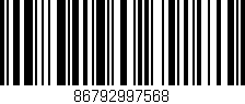 Código de barras (EAN, GTIN, SKU, ISBN): '86792997568'