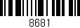 Código de barras (EAN, GTIN, SKU, ISBN): '8681'