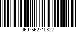 Código de barras (EAN, GTIN, SKU, ISBN): '8697562710632'