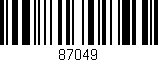 Código de barras (EAN, GTIN, SKU, ISBN): '87049'