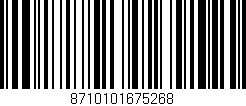 Código de barras (EAN, GTIN, SKU, ISBN): '8710101675268'