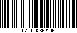 Código de barras (EAN, GTIN, SKU, ISBN): '8710103652236'