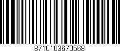 Código de barras (EAN, GTIN, SKU, ISBN): '8710103670568'