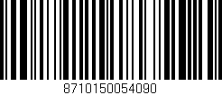 Código de barras (EAN, GTIN, SKU, ISBN): '8710150054090'