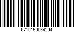 Código de barras (EAN, GTIN, SKU, ISBN): '8710150064204'