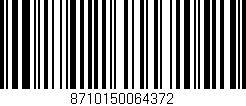 Código de barras (EAN, GTIN, SKU, ISBN): '8710150064372'