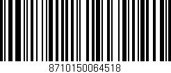 Código de barras (EAN, GTIN, SKU, ISBN): '8710150064518'